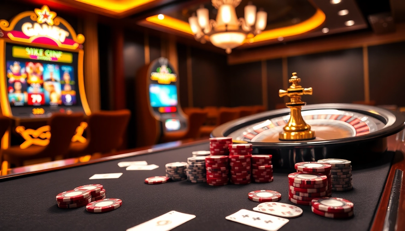 Experience the excitement of gambling at trang chủ 8kbet with luxurious poker tables and vibrant slot machines.