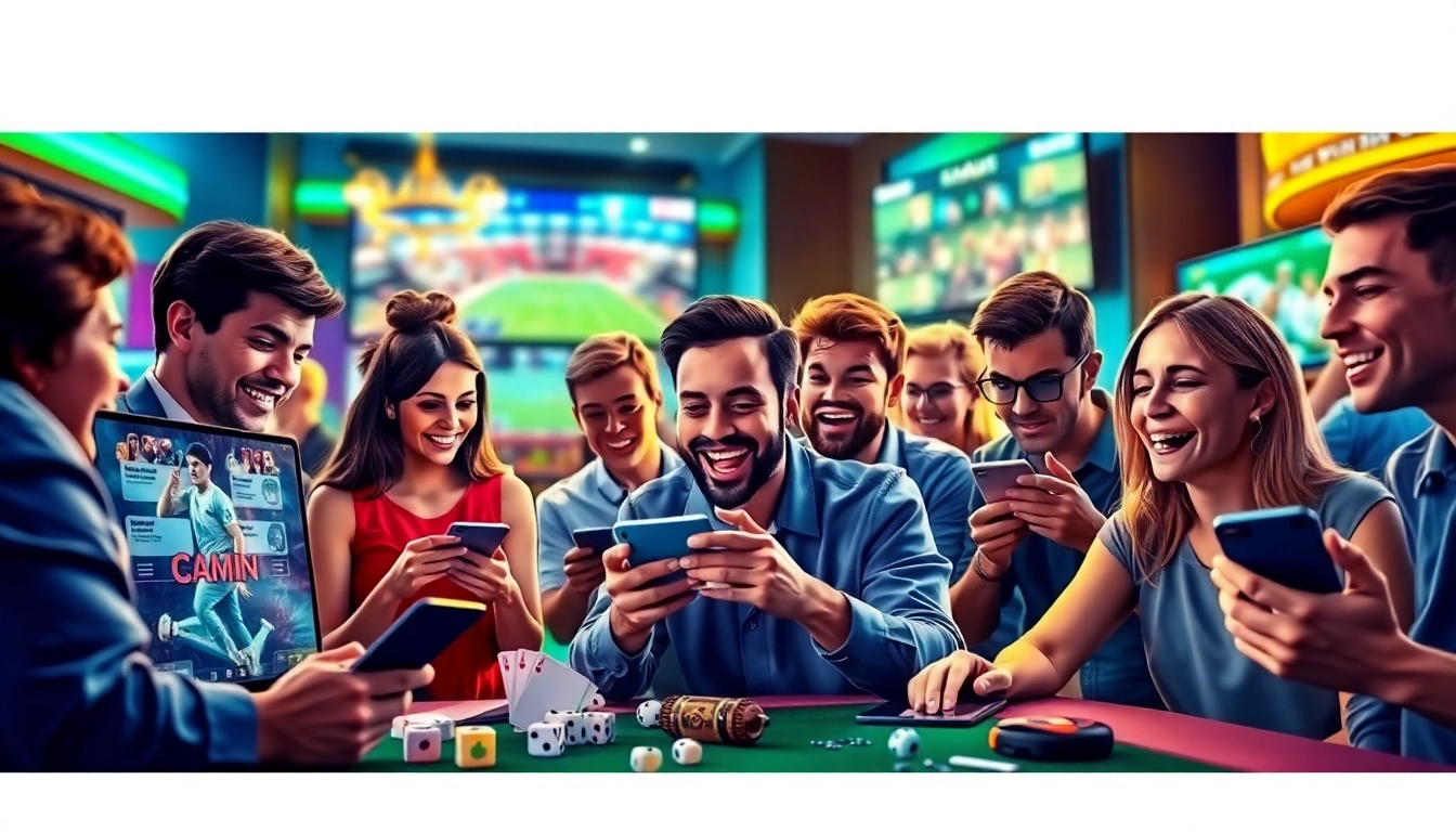 Engaged players navigating the bk860s.com gaming platform, showcasing excitement and interaction.