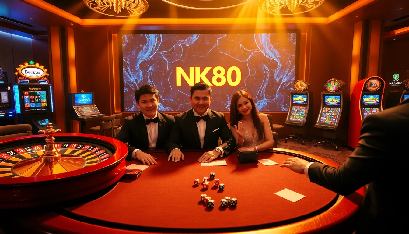 Gambling at https://nk88zz.bio/ with poker chips and casino excitement.