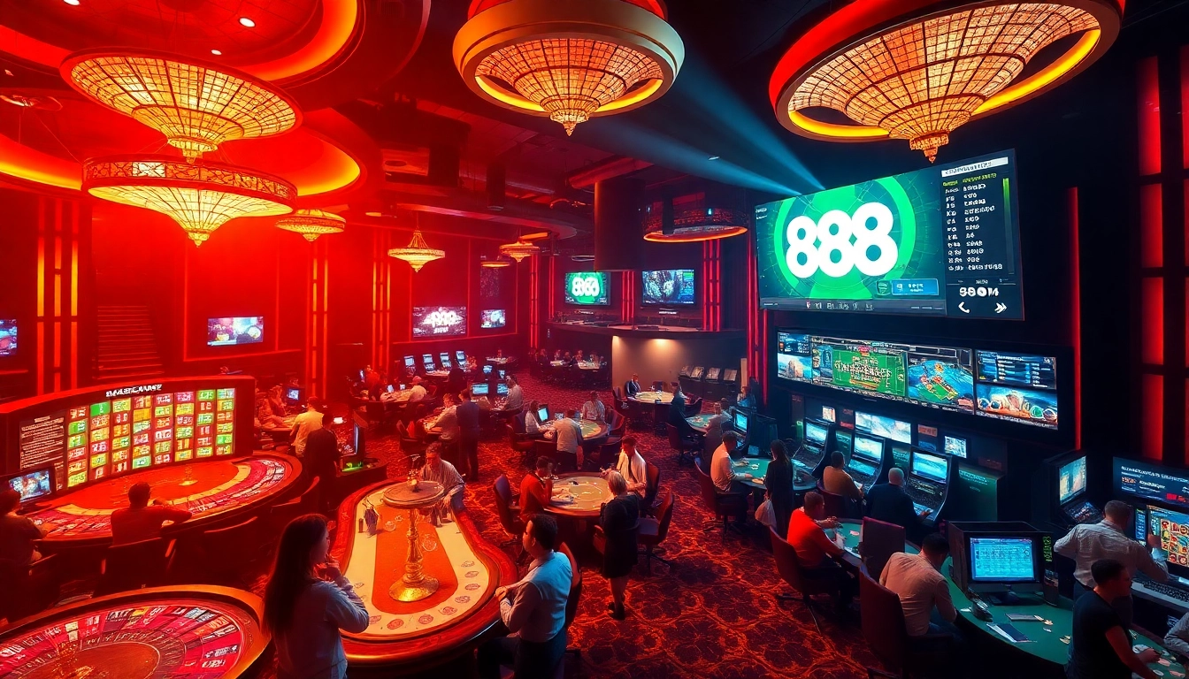 Experience the excitement at 888b.rodeo's online casino with diverse games and a vibrant atmosphere.