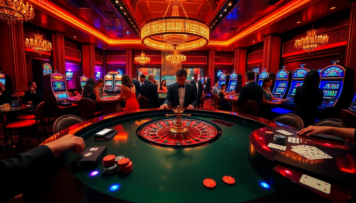 Experience excitement at XX88 with vibrant roulette tables and elegant players in action.
