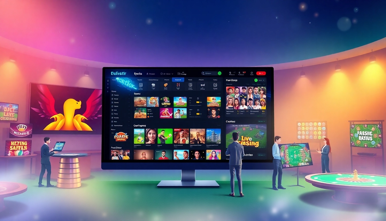 Exciting online betting interface at stimmgewitter.org showcasing diverse games and user engagement.