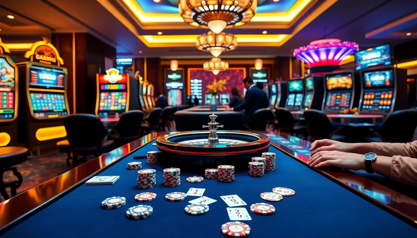 Experience thrilling gaming at TG88, where players enjoy a luxurious casino atmosphere.