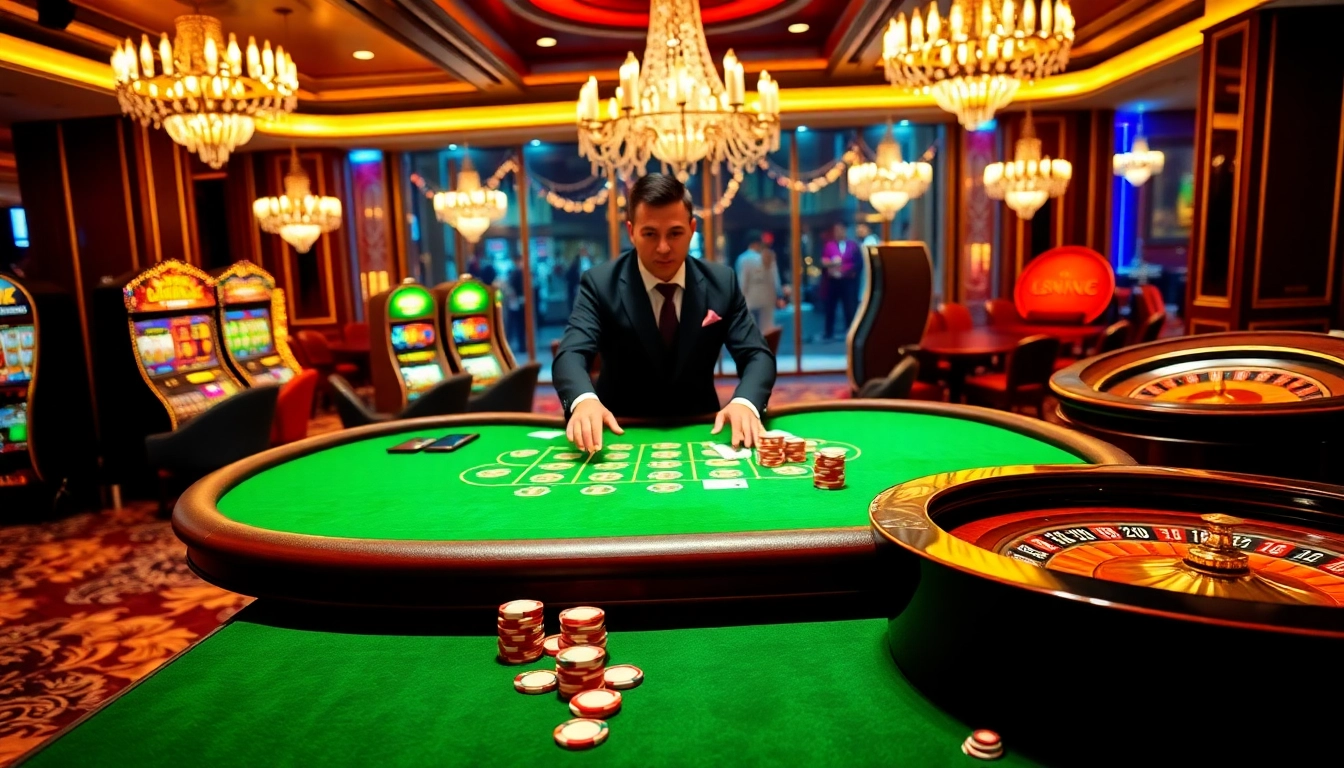 Experience the thrill of high-stakes gaming with C168 poker chips at a glamorous casino table.