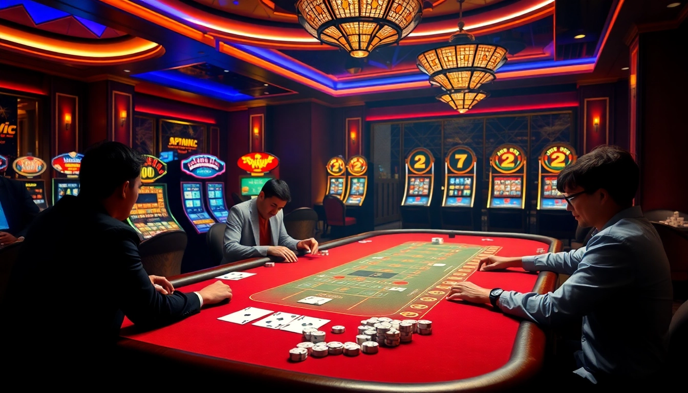 Register for Đăng Ký Nhà Cái 68VIP at luxurious casino tables with engaging gameplay.