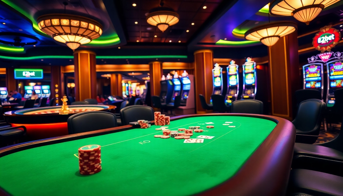 Experience the excitement of E2bet with vibrant casino tables and thrilling game action.