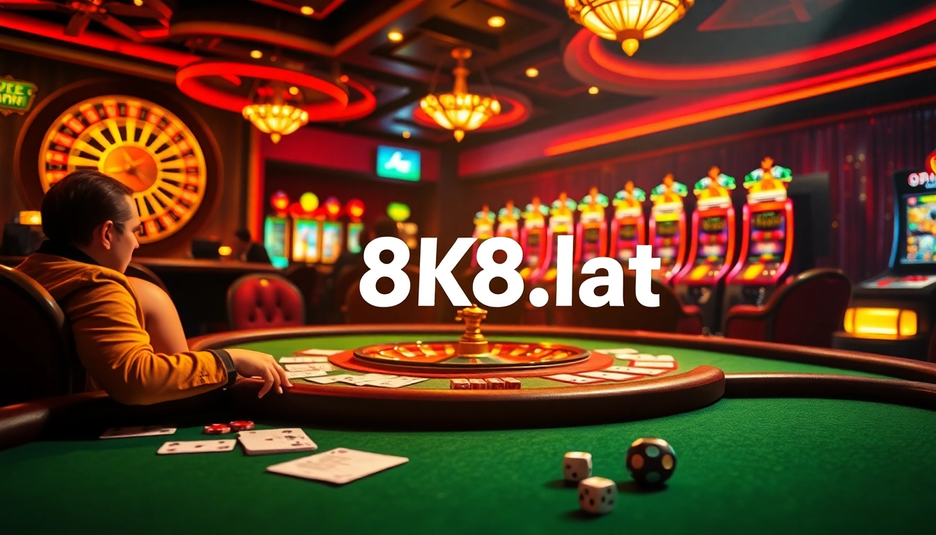 Engage with thrilling games at https://8k8.lat/, featuring vibrant casino visuals and active players.