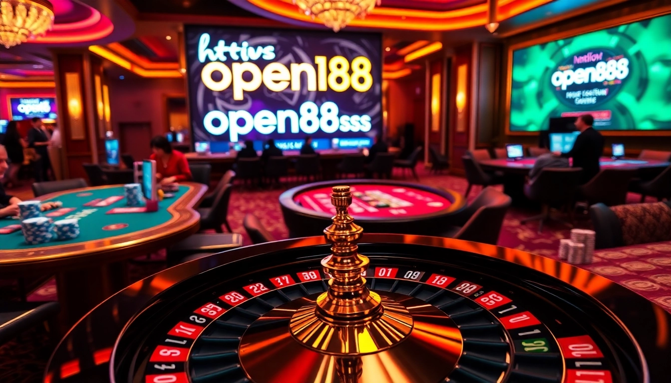 Experience the thrill of online gambling with https://open88ss.com/ at a luxurious casino setting.